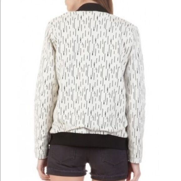 EKYOG JACQUARD FLEECE VARSITY JACKET - Picture 3 of 14